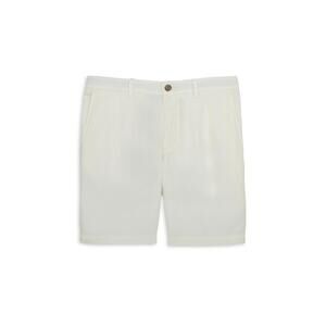 NEW SCOTT BARBER men's linen blend shorts in cream